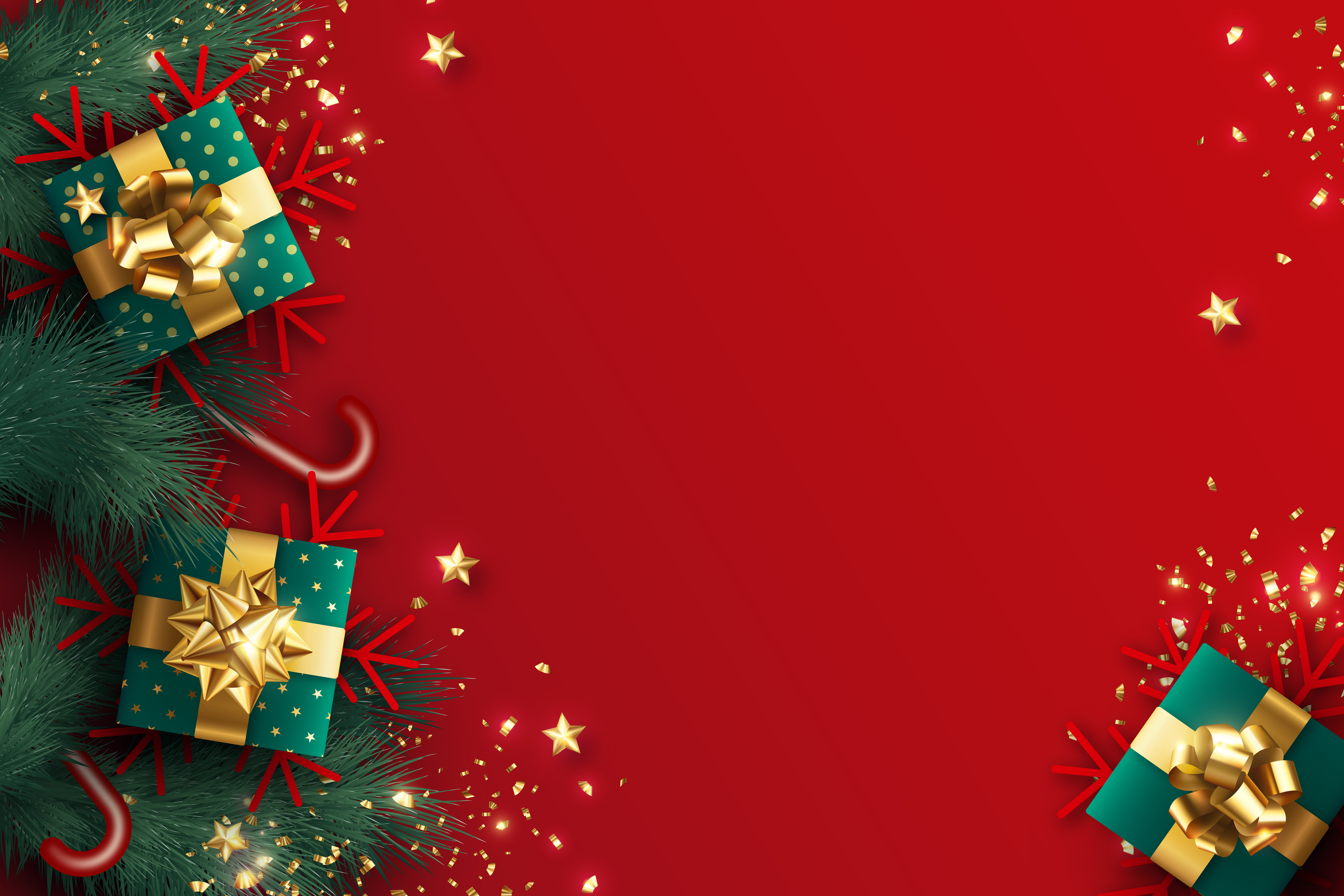 christmas background gift box